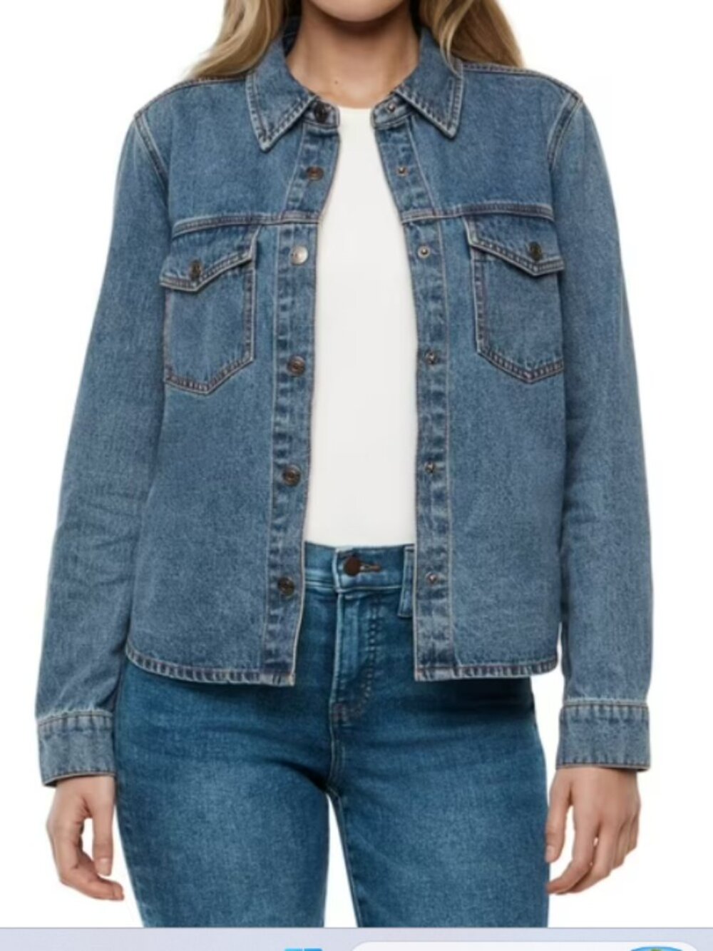 Express Classic Blue Denim Jacket – Women’s XS – New With Tags
